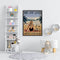 DIY Hand Painted Paint By Numbers Oil Canvas Pictures Back View of Girl Gift Kit