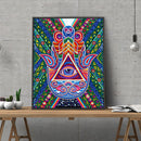 Special Shaped Luminous Diamond Part Color Eye Picture DIY Paint Kit Decorated