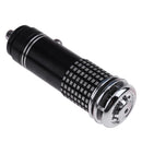 Air Purifier Air Freshener 12V/DC Mini Auto Car Fresh Air Purifier(Black)