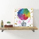 5D DIY Diamond Painting Kits Hot Air Balloon Drill Rhinestone Art Crafts