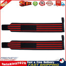 2pcs Sports Weightlifting Wrist Guard Strap Protective Wristband (Red) Newly