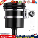 Universal Motorcycle Brake Fluid Reservoir Clutch Tank Oil Cup (Black) Newly