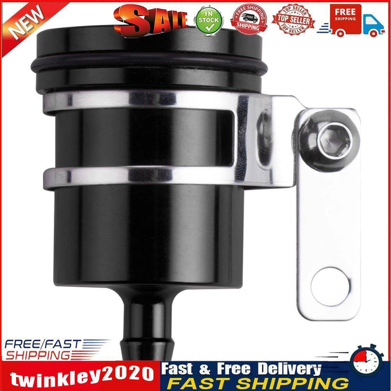Universal Motorcycle Brake Fluid Reservoir Clutch Tank Oil Cup (Black) Newly