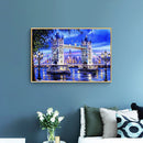 5D Full Square Diamond Painting DIY Bridge Rhinestone Picture for Christmas Gift