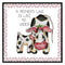 14CT Printed Partial Cross Stitch DIY Two Cows Hand Painting Bedroom Decoration