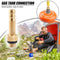 Outdoor Camping Gas Tank Refill Adaptor Valve Gas Can Filling Joint (6mm)