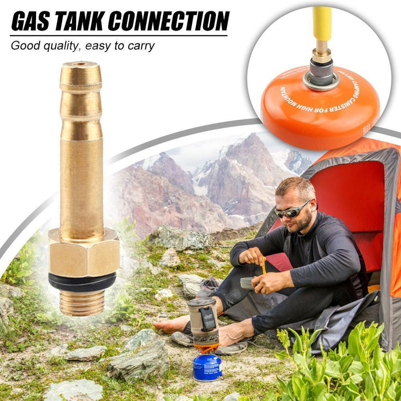 Outdoor Camping Gas Tank Refill Adaptor Valve Gas Can Filling Joint (6mm)