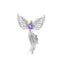 Bless Gifts Christian Angelwing Pendant Religion Prayer Jewelry Virgin Mary