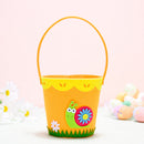 Easter Basket Portable Non-woven Storage Bucket Home Party Ornaments Decorati