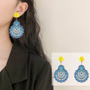 Mosaic Diamond Earrings DIY Painting Kit Drill Ear Dangles Jewelry (EH03) Newly