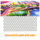 125 Diamond Painting Tools Square Drill Cross Stitch Point Drill Ruler (B) Newly