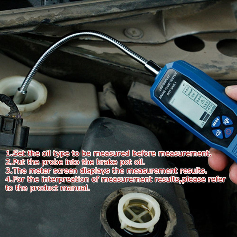 Digital Car Brake Oil Testing Tool Car Brake Oil Tester Engine Oil Tester