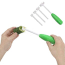 4Pcs Vegetable Cutter Spiralizer Kitchen Portable Digging Set Tool Device V2E1