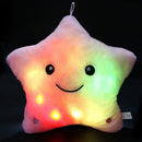Luminous Pillow Star Cushion Stuffed Plush Colorful Household Night Light T