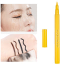 Neon Color Liquid Eyeliner Pencil Waterproof Eye Liner Pen Long Lasting Cosme