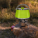Silicone Folding Kettle Portable Tea Mini Boiling Pot (Fluorescent Green) Newly
