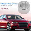 304 Stainless Steel O2 Oxygen Sensor Bung Weld - on Nut Fitting M18 x 1.5 Thread