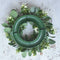 Christmas Olive Leaf Eucalyptus Wreath Leaves Garland Decoration Ornaments M1O8