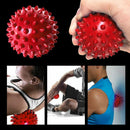 PVC Spiky Ball Trigger Point Fitness Hand Foot Pain Relief Ball (Red) Newly