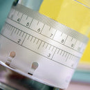 PVC Separator Bookmark Ruler 6 Holes Binder Notebook Rulers (A6 Transparent