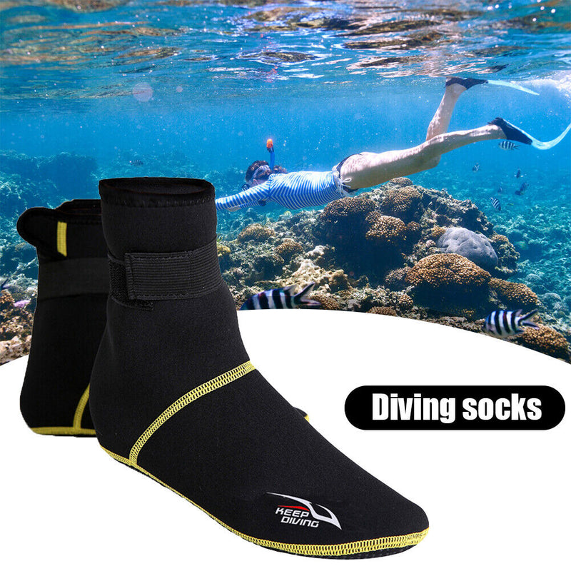 Outdoor Diving Winter Swimming Snorkeling Socks 3mm Thermal Floor Socks (S)