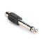 2pcs 6.5mm to RCA Male to Female Jack Plug Audio Video Converters Adapters Newly