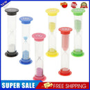 6pcs/set Creative Plastic Hourglasses Sandglass Timer Toys Home Decoration