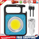 USB Keychain Mini Flashlight Pocket Outdoor Camping Working Light Corkscrew