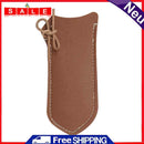 2 pcAnti-Scald Anti-Slip PU Leather Frying Pan Handle Protective CoverBrown