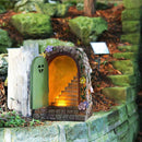 Ornament Large Fairy Door Secret Magical Fairy Elf Steps Stone Door Garden
