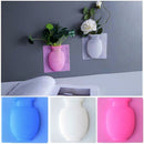 Living Room Decor Silicone Sticky Vase Wall Stick Flowers Container Plant Vases