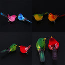 2pcs/Pack Delivers Cute Simulation Bird Flock Boutique Decor Home Table B