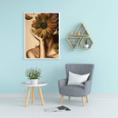 Daisy Girl Oil Paint by Numbers Hand Painted Frameless Picture Home Ornament Kit