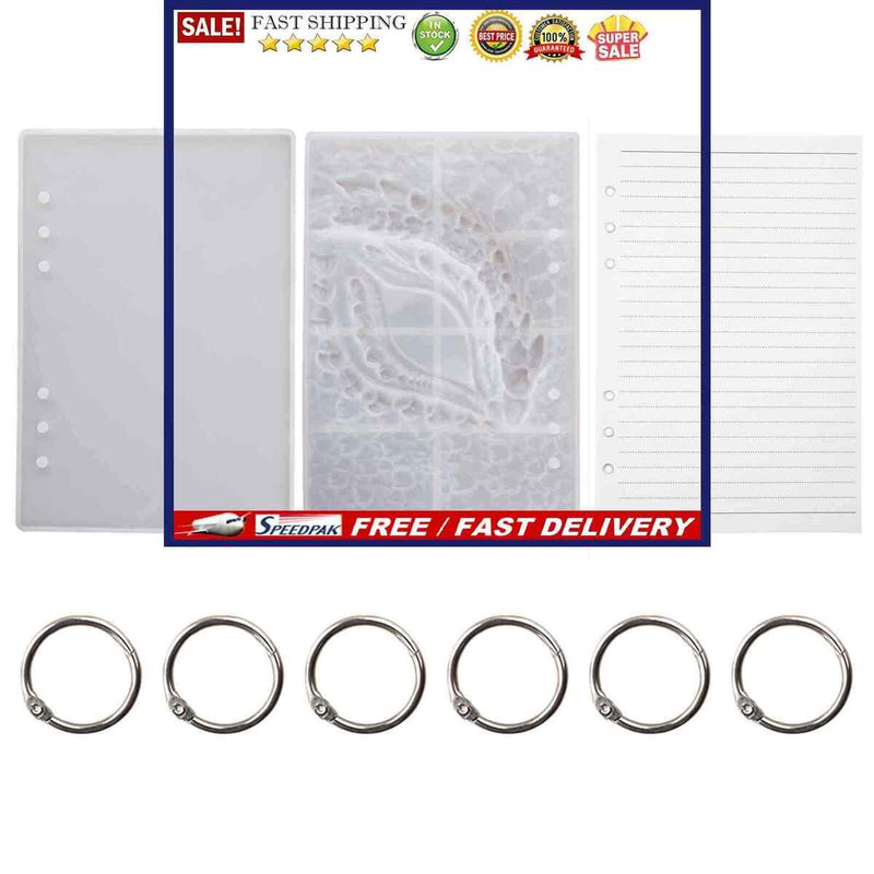 Note Book Cover Molds - Include Front Back Cover Molds Refill Paper & Book Ri