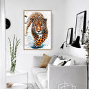 5D DIY Full Drill Diamond Painting Tiger Cross Stitch Crafts (Color-k557)