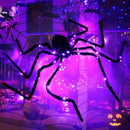 Halloween Decoration Black Spider Haunted House Prop Indoor Outdoor Giant Decor`