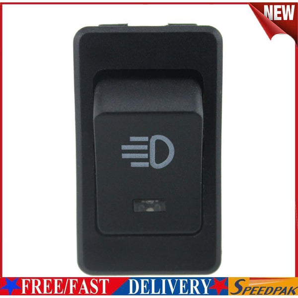 12V 35A 4 Pin Fog Light Rocker Switch with LED for Car Truck Dash (Blue) #F