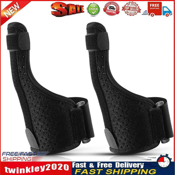 2pcs Medical Sport Wrist Thumbs Support Adjustable Finger Protective Guard Newly