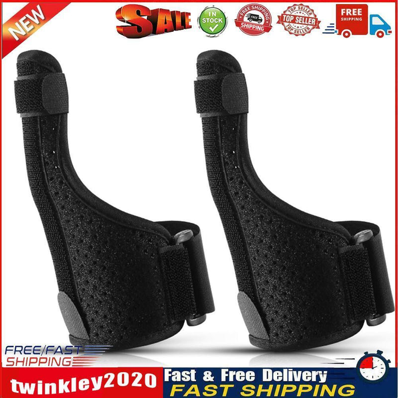 2pcs Medical Sport Wrist Thumbs Support Adjustable Finger Protective Guard Newly