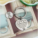 Steel Key Chain Keyring Heart Good Friend Message Giftes Friend Beast L4S5