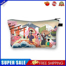 Japanese painting Printed Hand Hold Travel Storage Cosmetic Toiletry Bag
