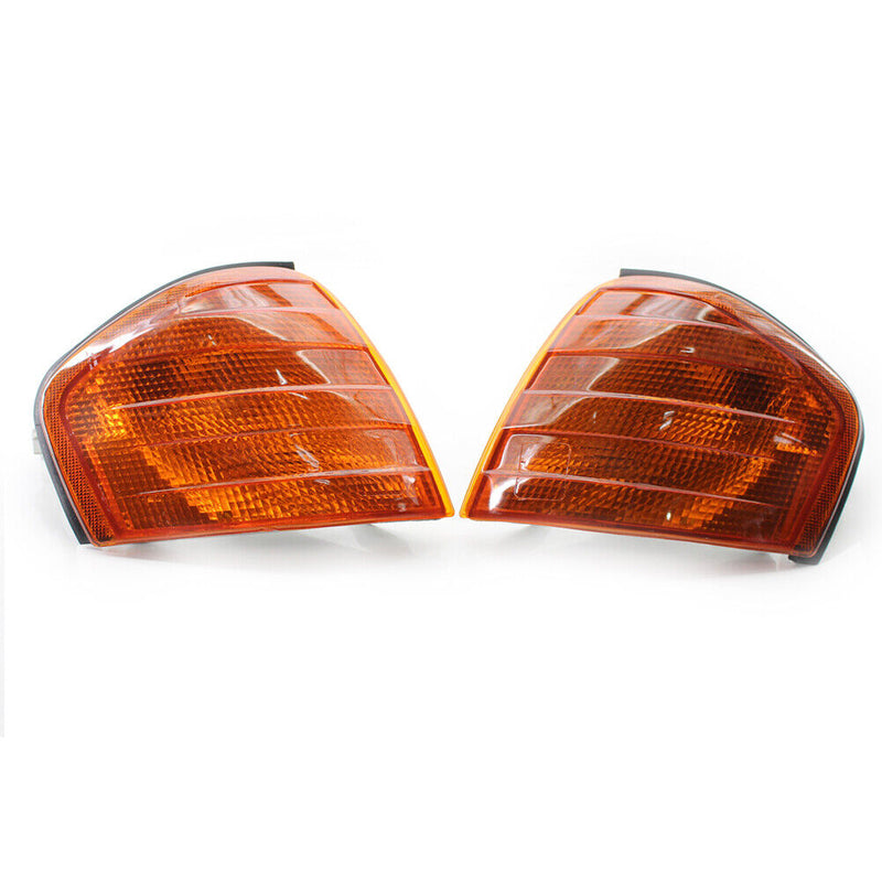 Turn Signal w/Bulb Amber Lens for Mercedes Benz C Class W202 94-00 (1Pair) Newly