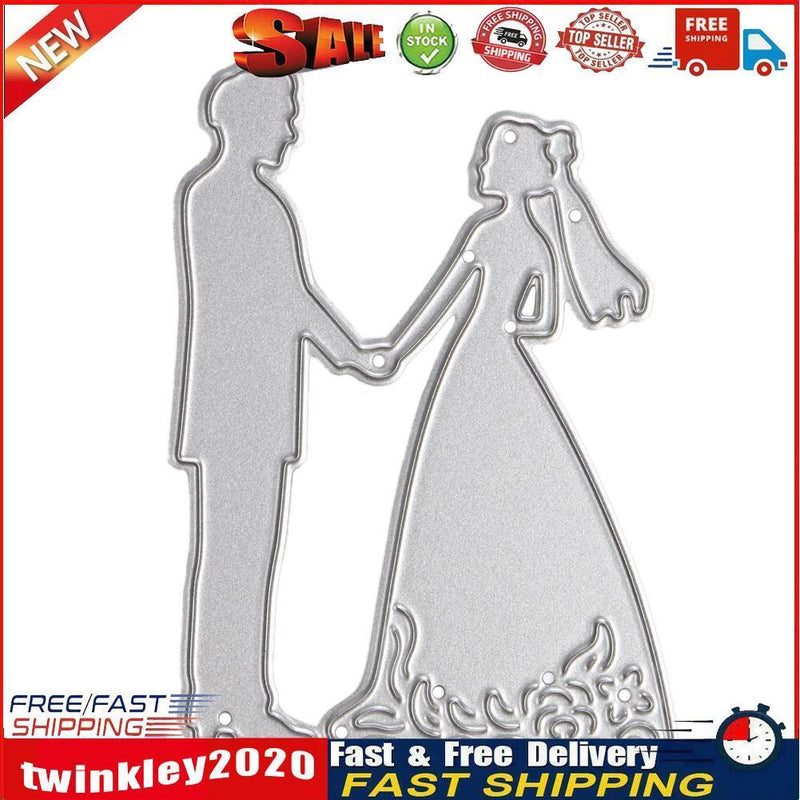 Metal Bride Groom Wedding Cutting Dies Stencils For DIY Scrapbooking Newly