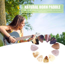 6pcs Guitar Ukulele Horn Picks Novelty Plectrum Folk Guitar Anti-slip Picks