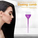 Water Crack Pattern Hair Coloring Brush Hairdressing Dye Brush (Purple)