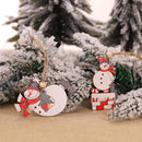 Home Hanging Decoration Christmas Tree Decor Navidad Decor Wooden Pendants