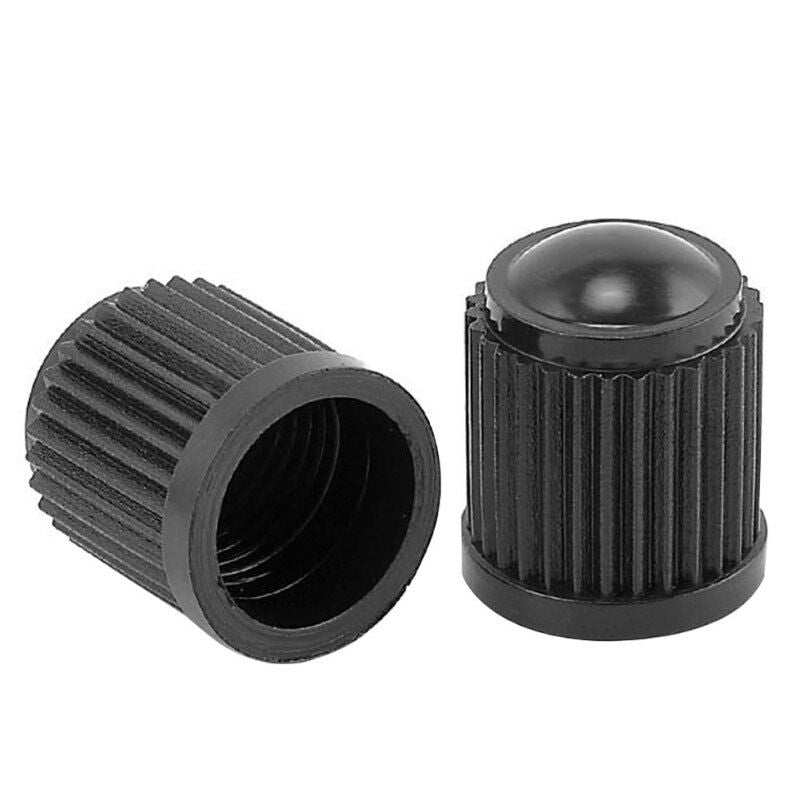 Plastic 100X Black Color Car Wheel Tire Universal Valve Stem Caps Air D  hot.