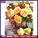 5D Diamond Painting Flower Full Round Drill DIY Wall Art Crafts Home Decorati