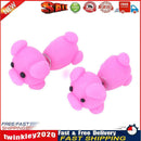 Women European Animal Polymer Clay Ear Studs Earrings (Rose Red Pig) Newly