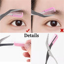 Eyebrow Stainless Steel Comb Hair Remover Eyelash Hair Clips Eyebrow Trimmer